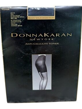 DONNA KARAN Brew York Anti Cellulite Toner Pantyhose Tall Onyx